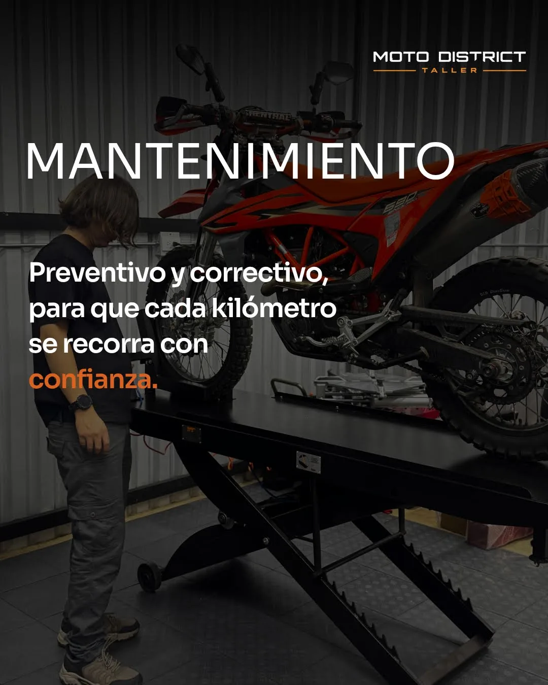 Mantenimiento de moto KTM